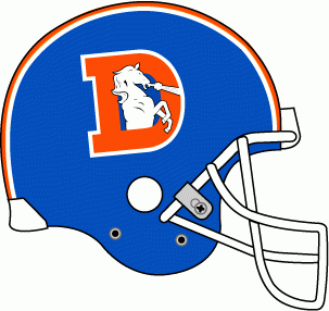 Denver Broncos 1975-1996 Helmet Logo iron on transfers for T-shirts